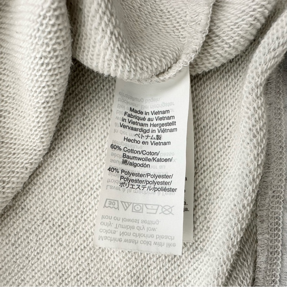 Madewell Sunkissed Beach Club Rainbow Lightweight Spring Sweatshirt - Light Grey - Picture 15 of 15
